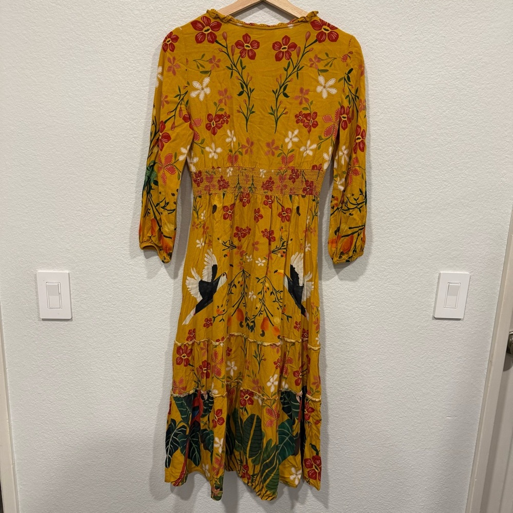 Farm Rio Cristy Maxi Tropical Dress - Picture 4 of 11